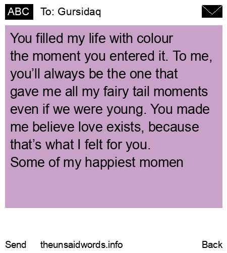 unsent message to Gursidaq
