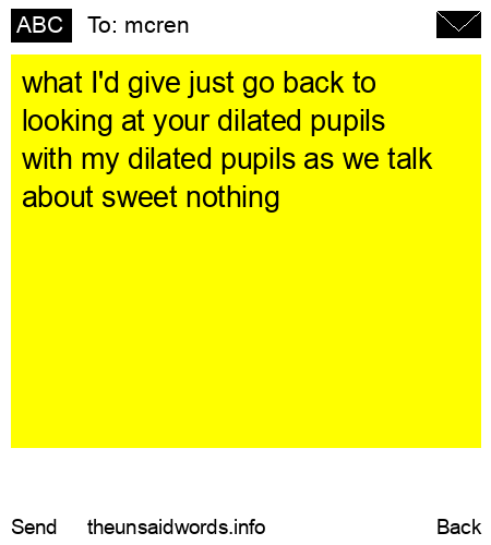 unsent message to mcren
