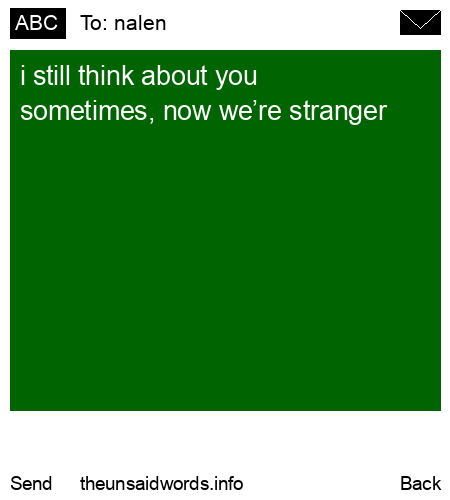 unsent message to nalen