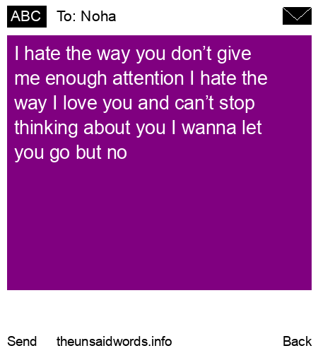 unsent message to Noha