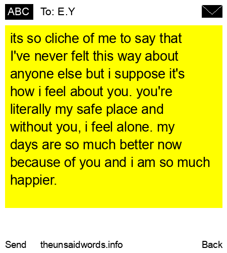unsent message to E.Y