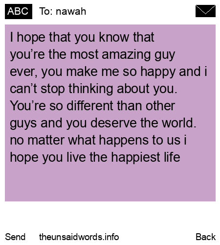 unsent message to nawah
