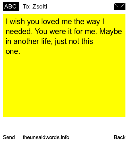 unsent message to Zsolti