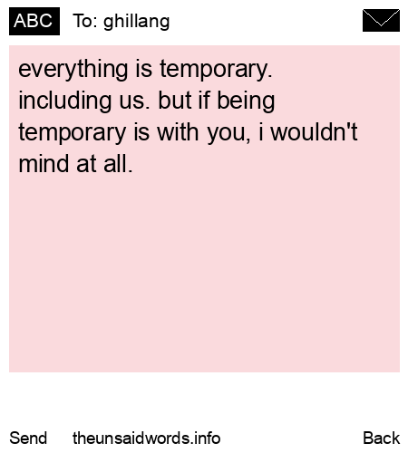unsent message to ghillang