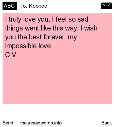 unsent message to Kookoo