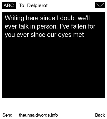 unsent message to Delpierot 