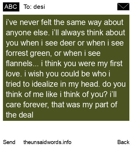 unsent message to desi