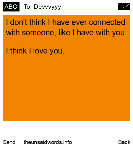unsent message to Devvvyyy
