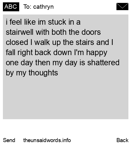 unsent message to cathryn