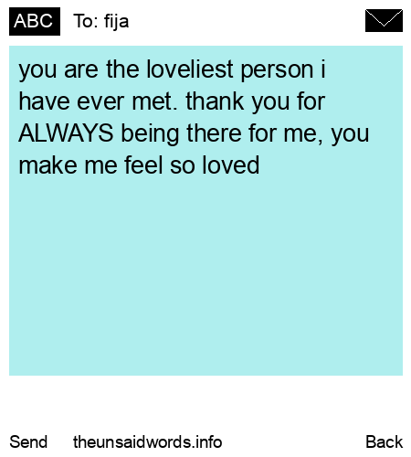 unsent message to fija