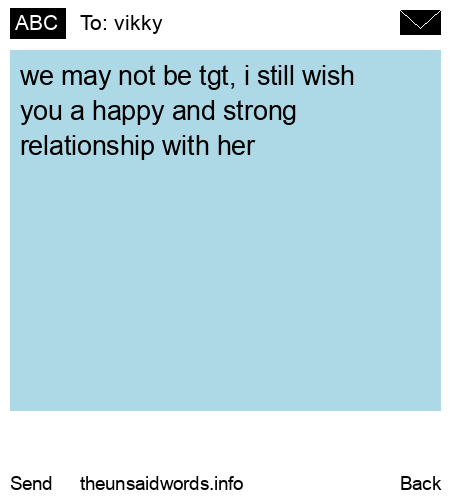 unsent message to vikky 