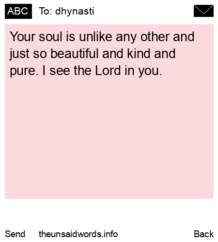 unsent message to dhynasti