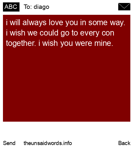 unsent message to diago
