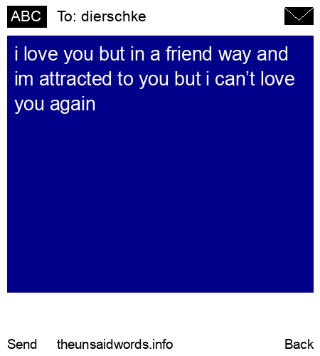 unsent message to dierschke