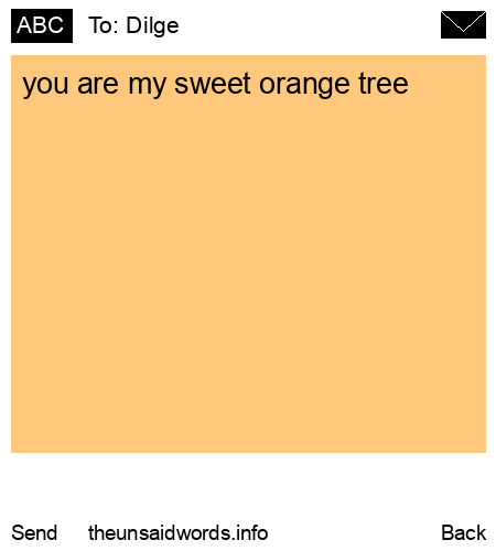 unsent message to Dilge
