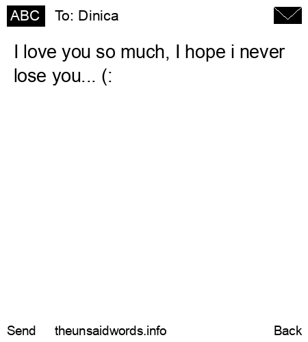 unsent message to Dinica 