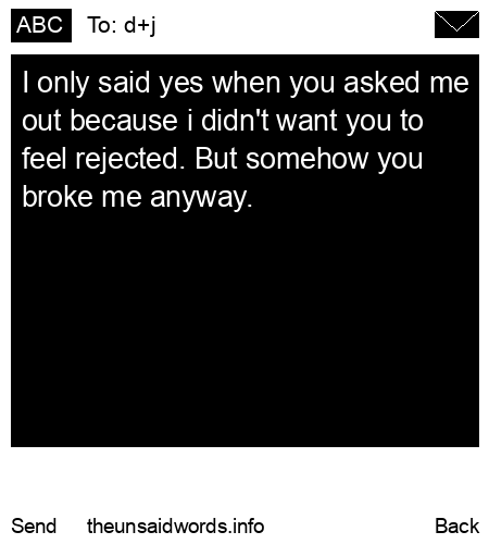 unsent message to d+j