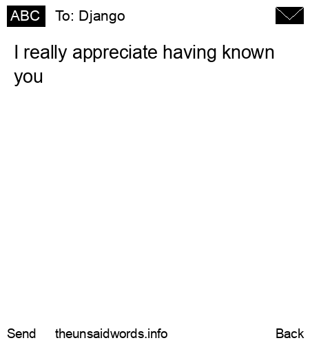 unsent message to Django