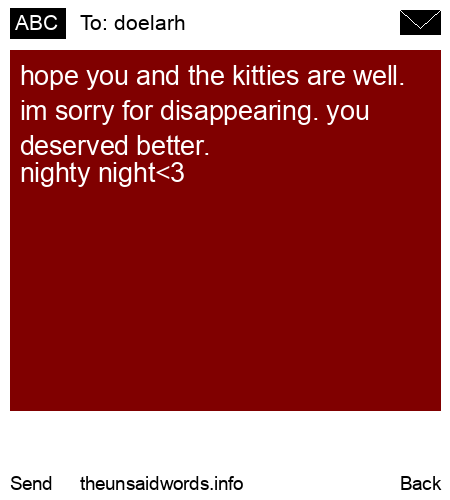 unsent message to doelarh