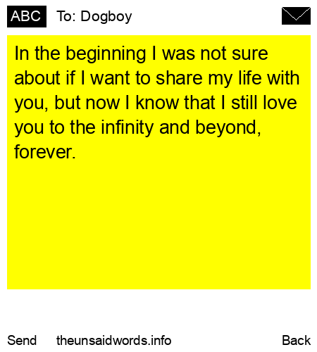 unsent message to Dogboy
