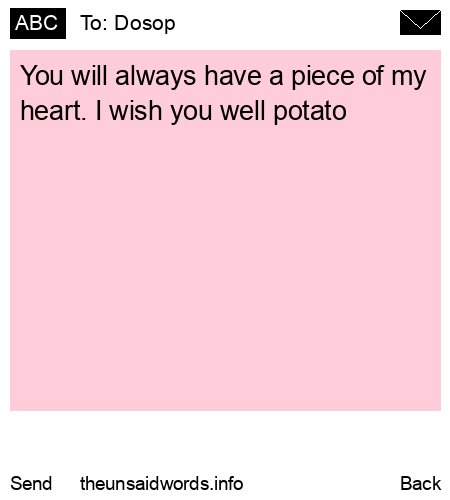 unsent message to Dosop