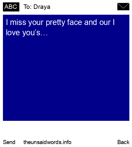 unsent message to Draya