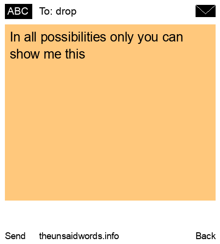 unsent message to drop