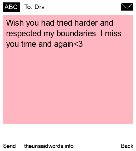 unsent message to Drv
