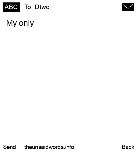 unsent message to Dtwo
