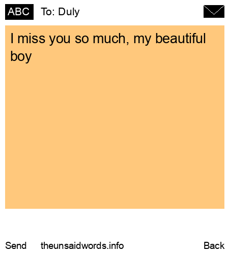 unsent message to Duly