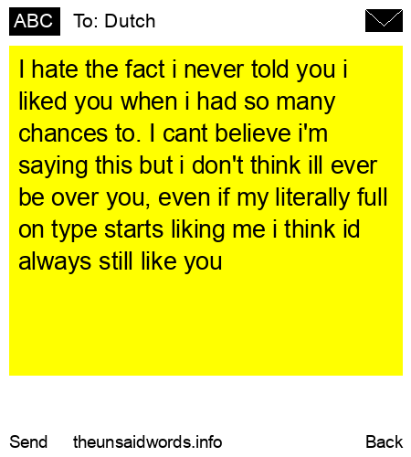 unsent message to Dutch