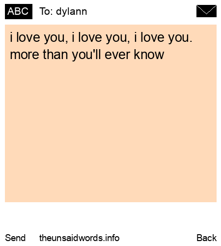 unsent message to dylann