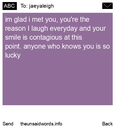 unsent message to jaeyaleigh