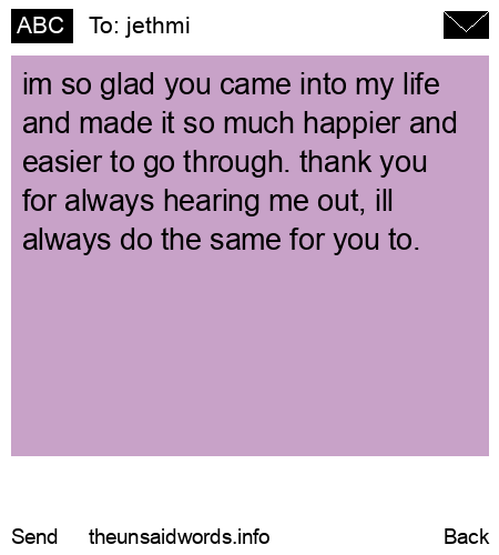 unsent message to jethmi