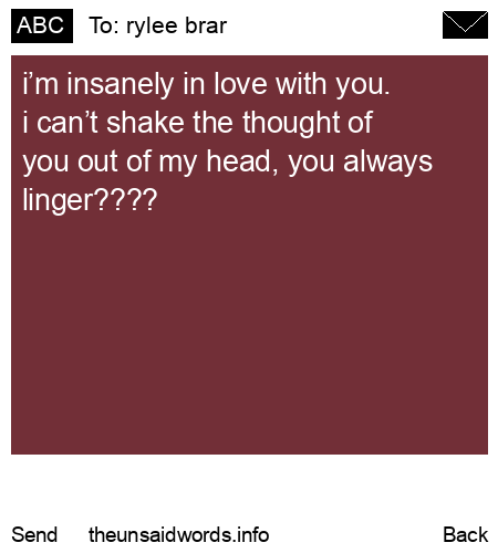 unsent message to rylee brar