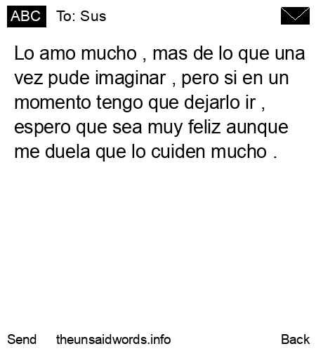 unsent message to Sus
