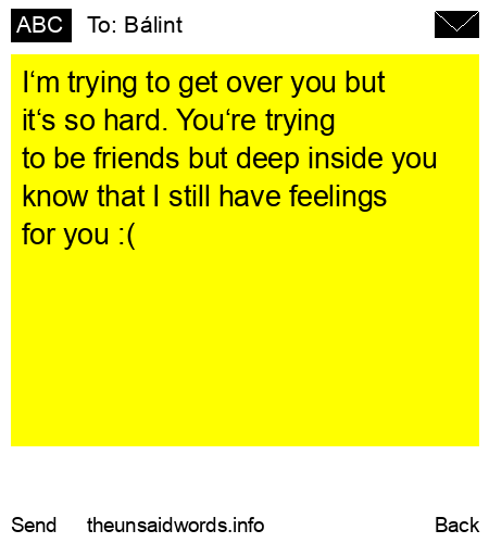 unsent message to Bálint