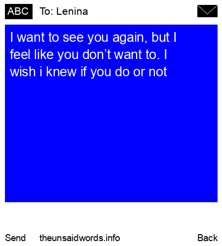 unsent message to Lenina 