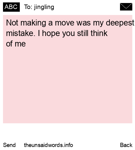 unsent message to jingling