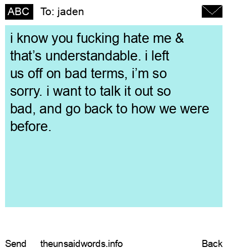 unsent message to jaden