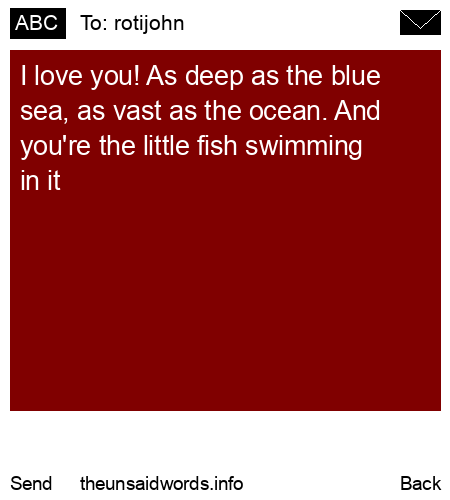 unsent message to rotijohn