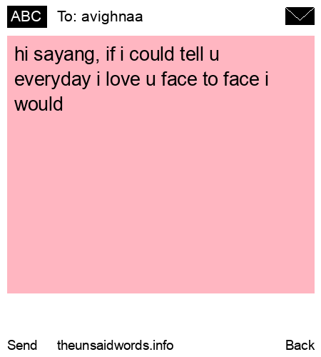 unsent message to avighnaa 