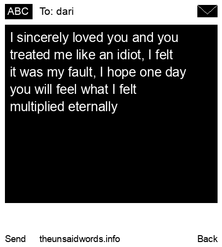 unsent message to dari