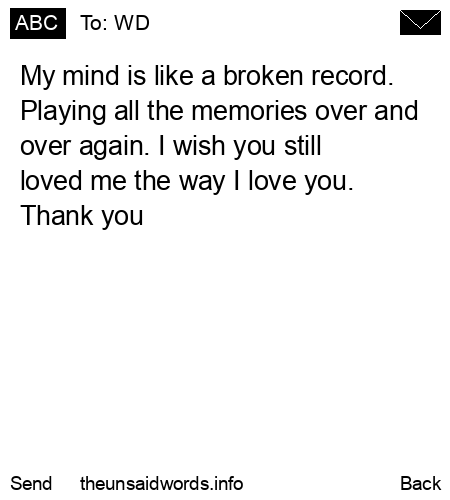 unsent message to WD