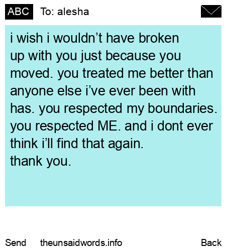 unsent message to alesha