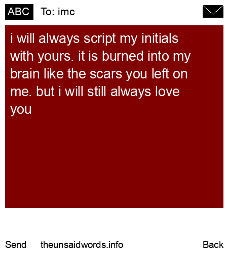 unsent message to imc