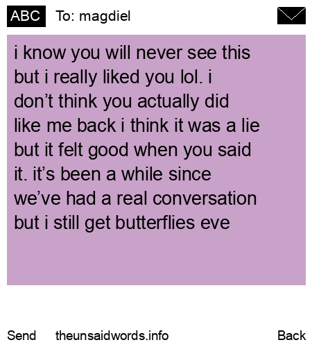 unsent message to magdiel