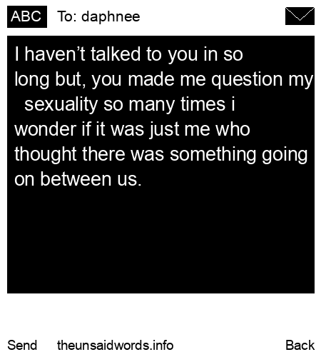 unsent message to daphnee