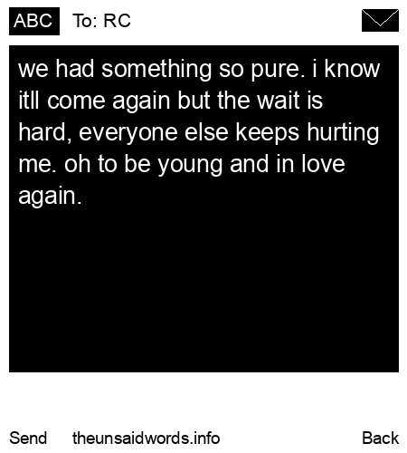 unsent message to RC