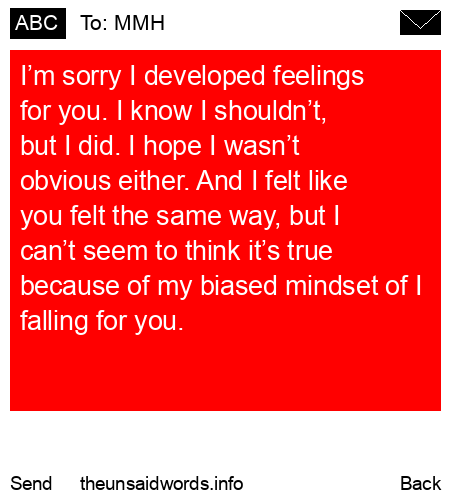 unsent message to MMH